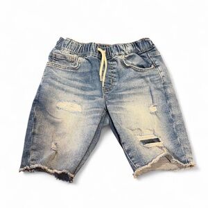 Old Navy Boys Blue Denim Shorts - Size M(8) - Like New